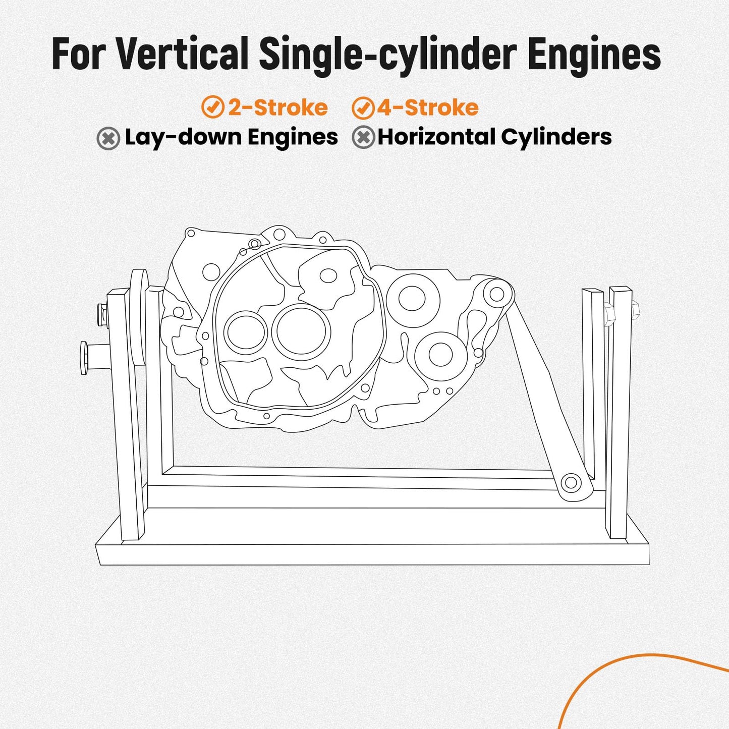 maXpeedingrods Motorcycle MX Engine Stand for Honda Yamaha Kawasaki Suzuki Motorsport Dirt Bike ATV