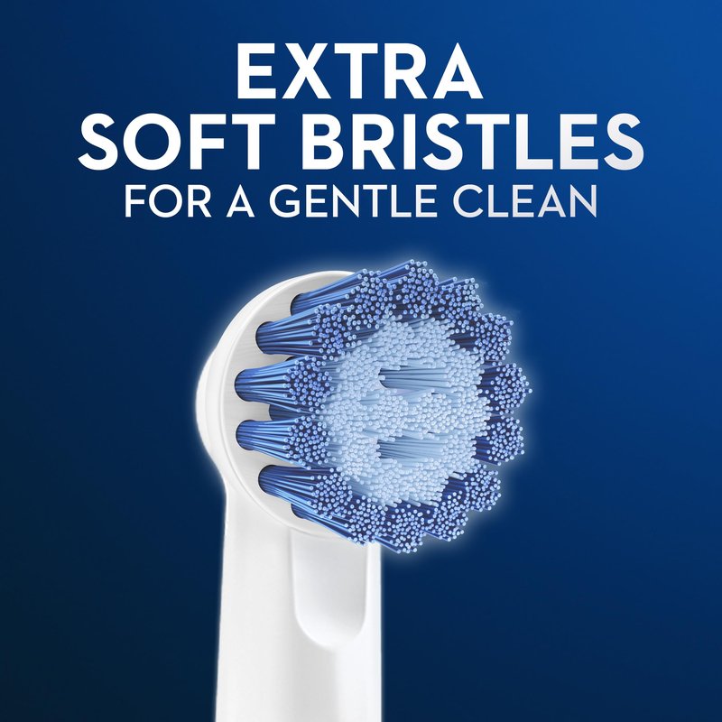 Oral-B Sensitive Gum Care Replacement Brush Heads for an Oral-B Electric Toothbrush, Pack of 6