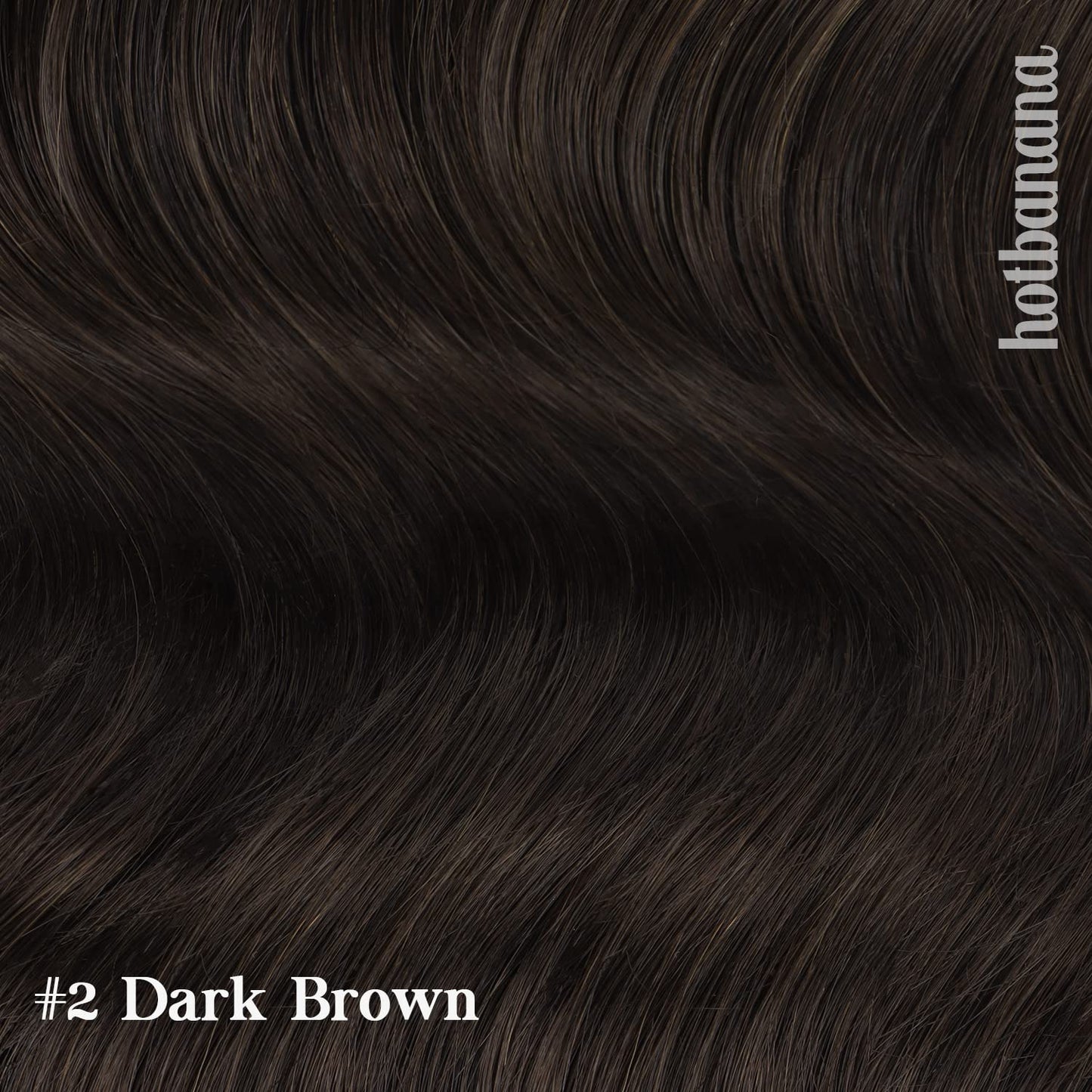 HOTBANANA Human Hair Clip in Hair Extensions, Dark Brown 75g Clip in Hair Extensions Real Human Hair Straight Remy Hair 12 Inch 7pcs