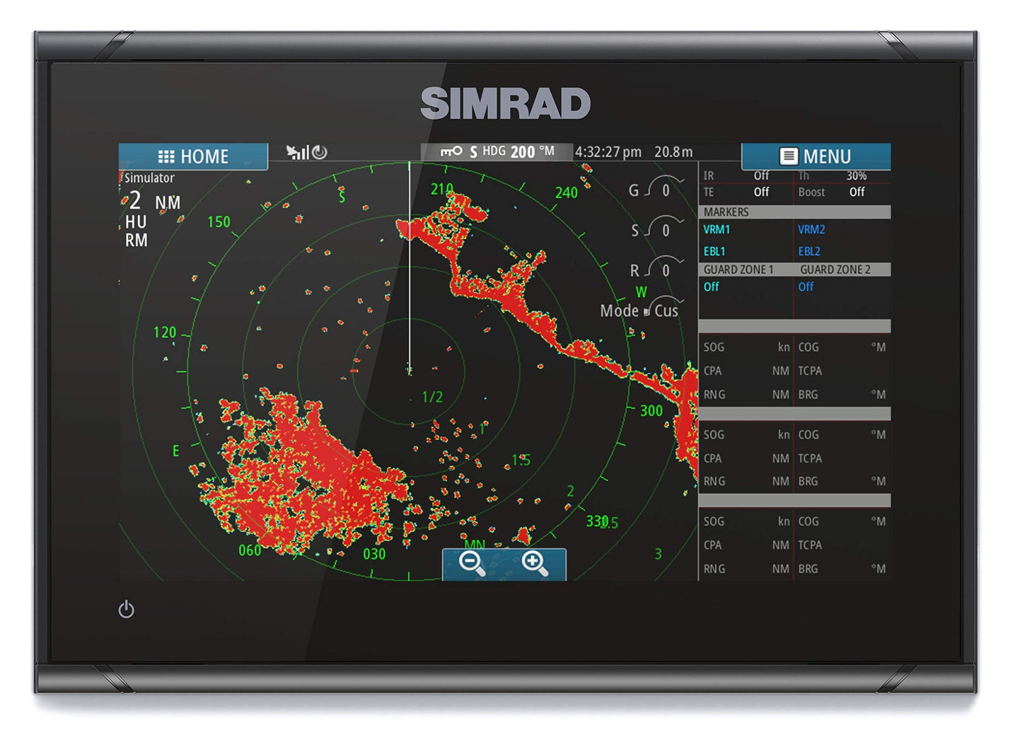 Simrad GO9 XSE - 9-inch Chartplotter with Active Imaging 3-in-1 Transducer, C-MAP Discover Chart Card