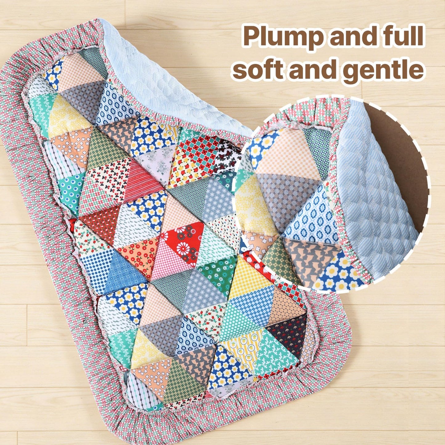 Beberoad Reversible Pet Stroller Mat - Double-Sided Cooling and Warming Mat, Washable Mat, Suitable for Cats and Medium-Sized Dogs, Use in All Seasons