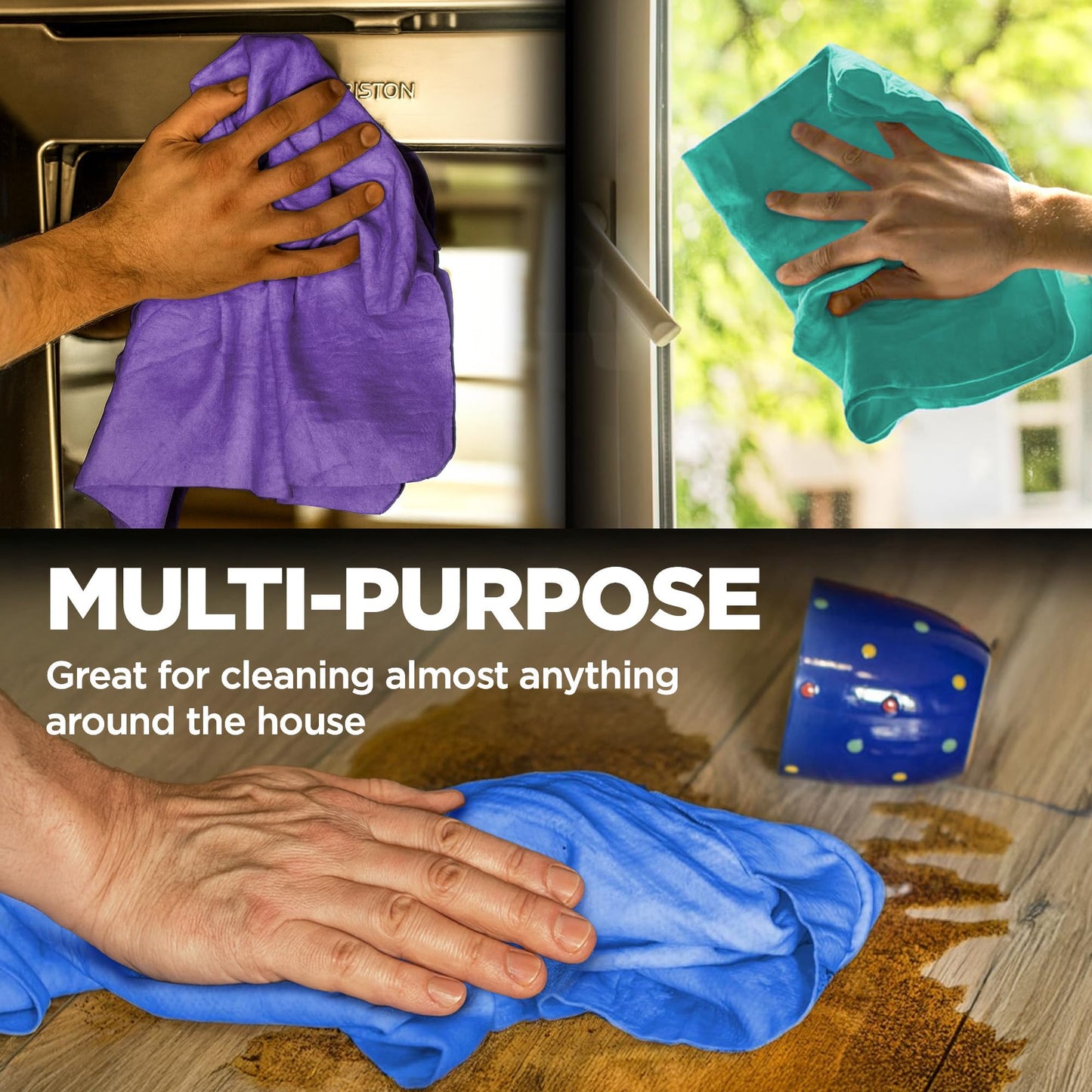 Premium 2pk +1 Free Shammy Cloth for Car Drying - 26"x17" - Super Absorbent Chamois Towel - Scratch-Free, Reusable & Soft Wash Cloth - Car Drying Towels