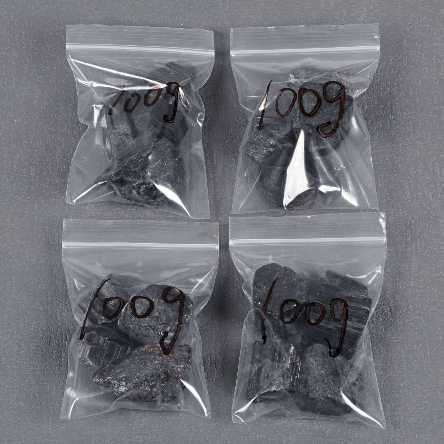 Justinstones 100 Grams Raw Black Tourmaline Tumbled Unpolished Natural Crystal Healing Pocket Stones Rock Collection