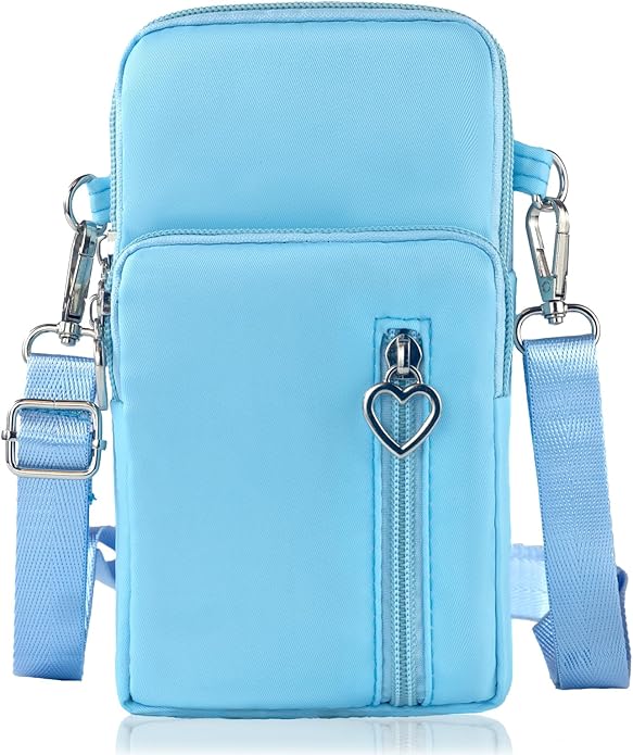 JANKS Small Crossbody Bag for Women - Mini Phone Purses with Crossbody Strap and Wallet - Nylon Arm Bag