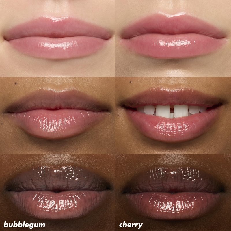 e.l.f. Squeeze Me More Lip Balm Duo, Moisturizing Balm For A Sheer Tint Of Color, Made With Hyaluronic Acid, Vegan & Cruelty-Free, Cherry & Bubblegum (Pack of 2)