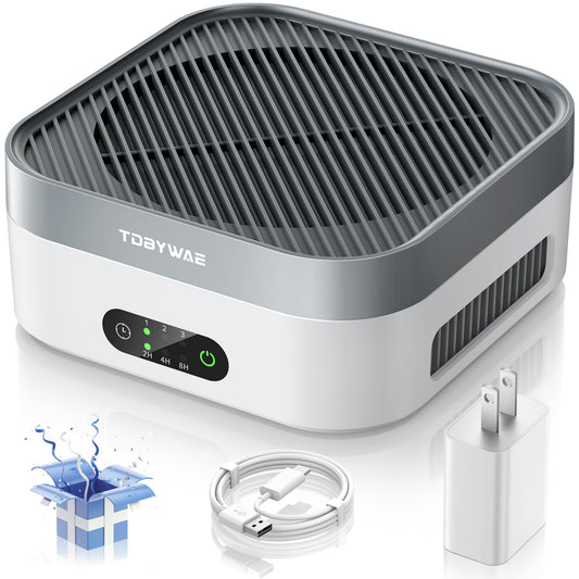 TDBYWAE Air Purifier for Home – True HEPA Filter for Pets, Smoke & Allergies | 600 Sq Ft Coverage | Ultra-Quiet & Portable for Bedroom/Travel