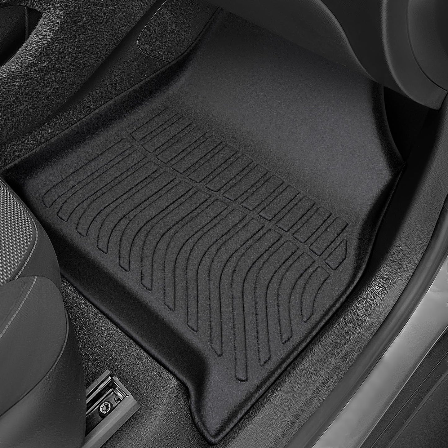 for Chevy Traverse 2018-2023 Floor Mats & Cargo Liner ONLY for 7 Seats Bucket Seats, All Weather TPE Rubber Mats for Chevy/for Chevrolet Traverse Accessories (Fit 2024 Traverse Limited)