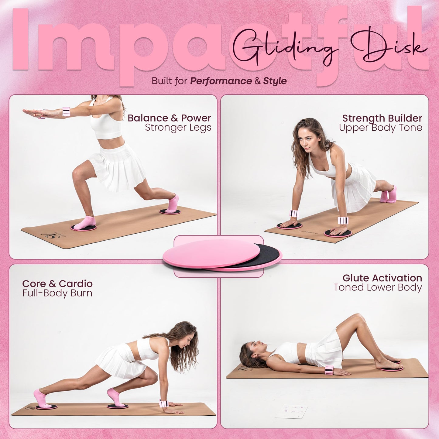 FlexiLuxe 14-Piece Pilates Kit for Home Workouts | Pilates Equipment Workout Set | Resistance Bands | Pilates Ring | Pilates Ball | Yoga Blocks | Home Pilates Kit | Pilates Workout Set | Home Pilates