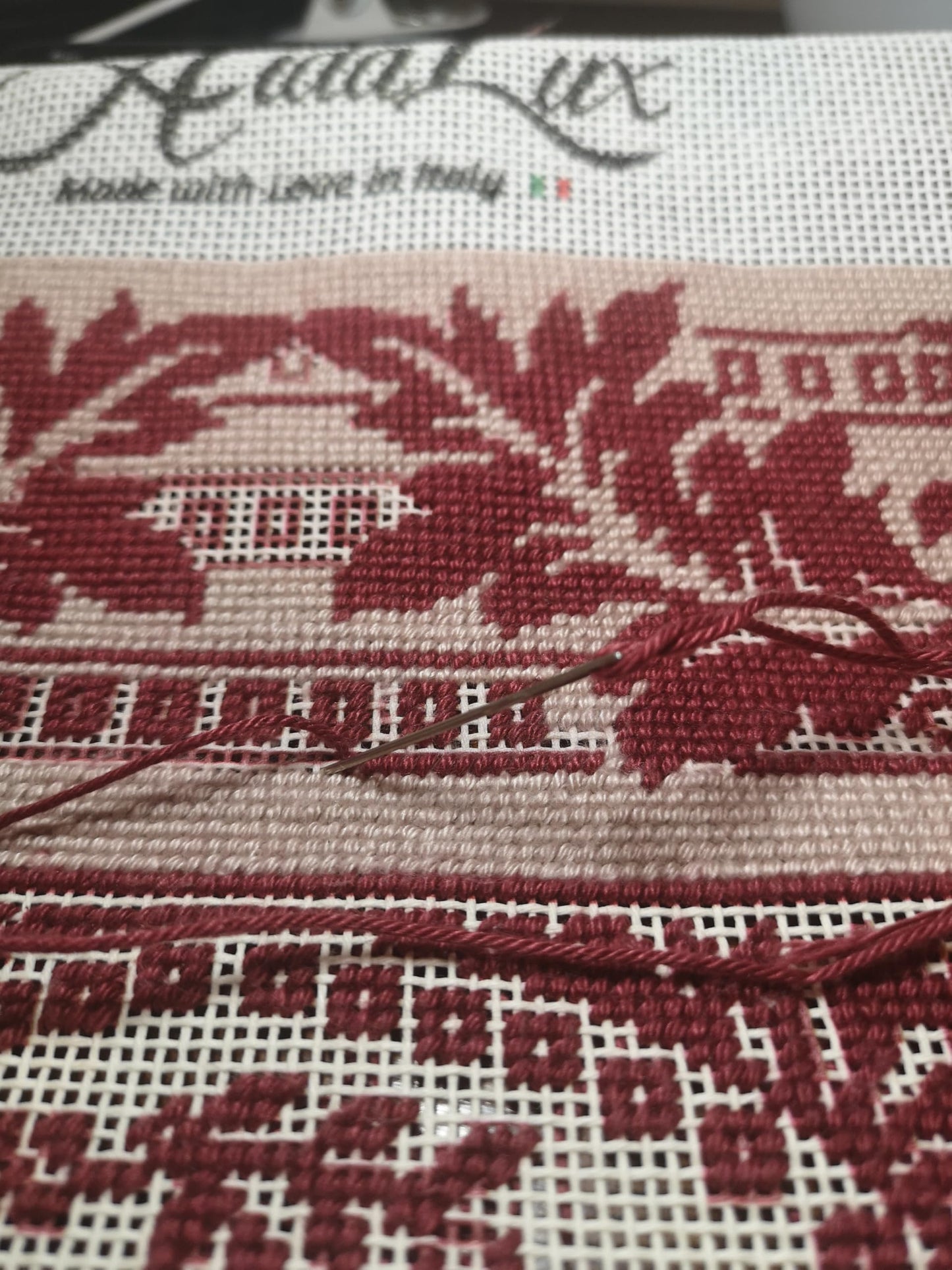 Mono Deluxe Needlepoint Blank Canvas 18 Mesh Cotton White Cross Stitch & Embroidery Fabric – 14" x 20"