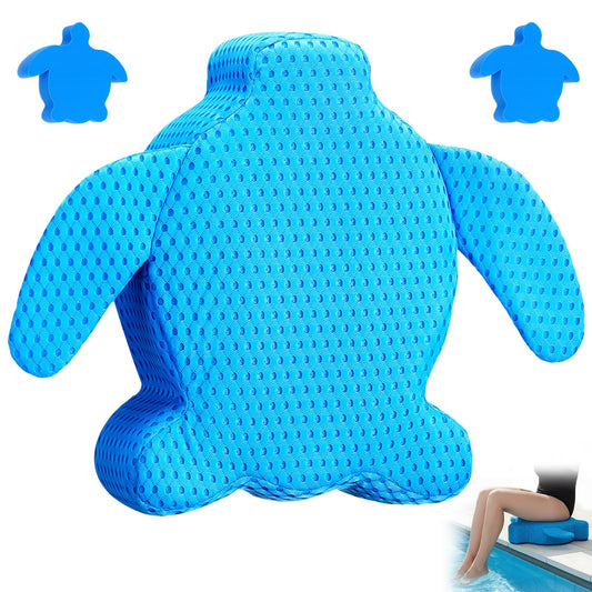 Qinyoung Hot Tub Booster Seat for Adults with Suction Cups and 2 Sponge 15.8x12x5 Inch Weighted Spa 4d Air Mesh Thick Portable Inflatable Hot Tub Booster Seat Indoor Outdoor Quick Dry Bathtub Cushion
