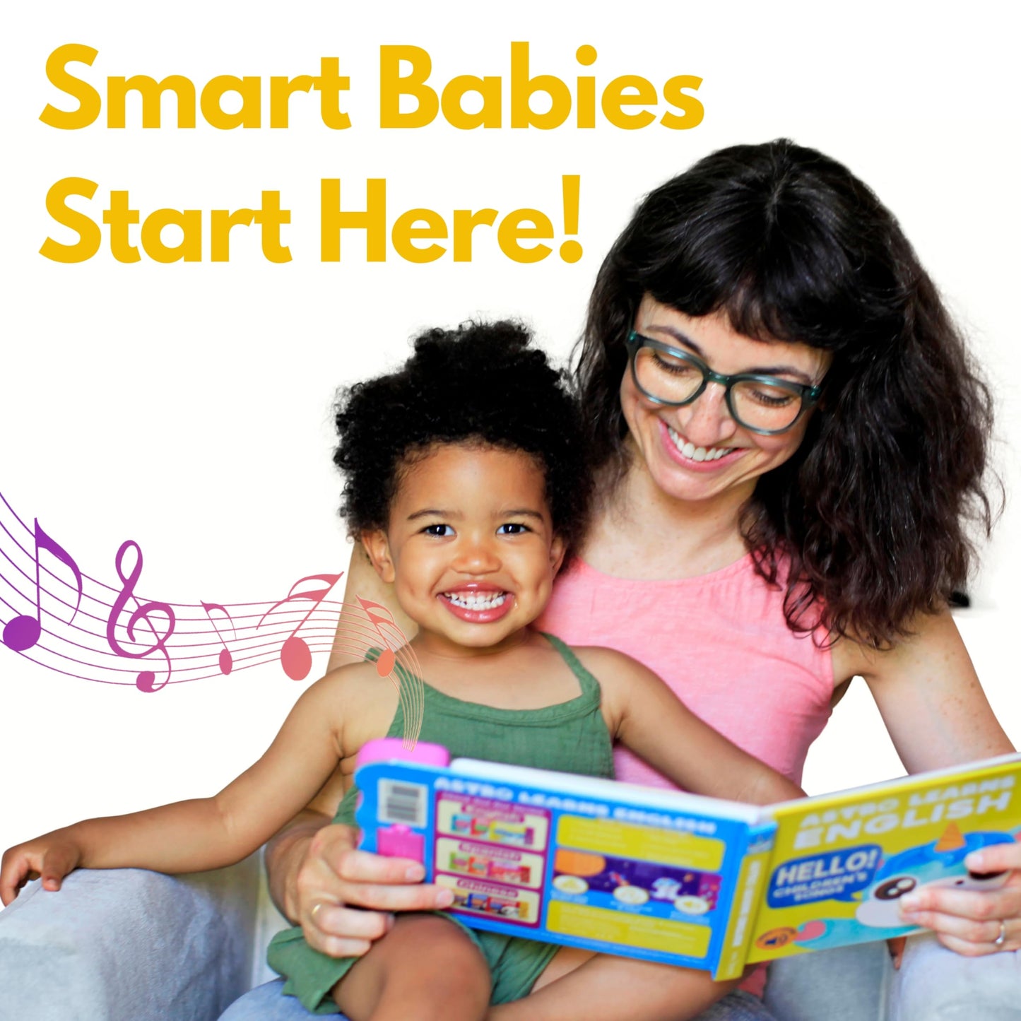 Astro Learns English Children's Songs — Musical Toys & Interactive Sound Board Books for Toddlers 1-3, Singing & Nursery Rhymes for Babies, Educational Talking Musical Toy, Sing Along Songs