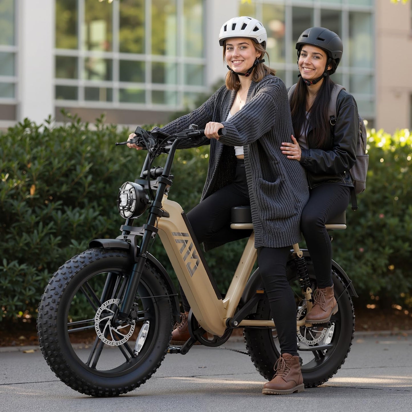 TST Electric Bike for Adults, 1500W Peak Motor Ebike with 48V 15Ah Built-in Battery, 60 Miles Range 28 MPH Electric Bicycle, 20" Fat Tire Step-Thru E Bike with Rear Seat, Safety Tested to UL 2849