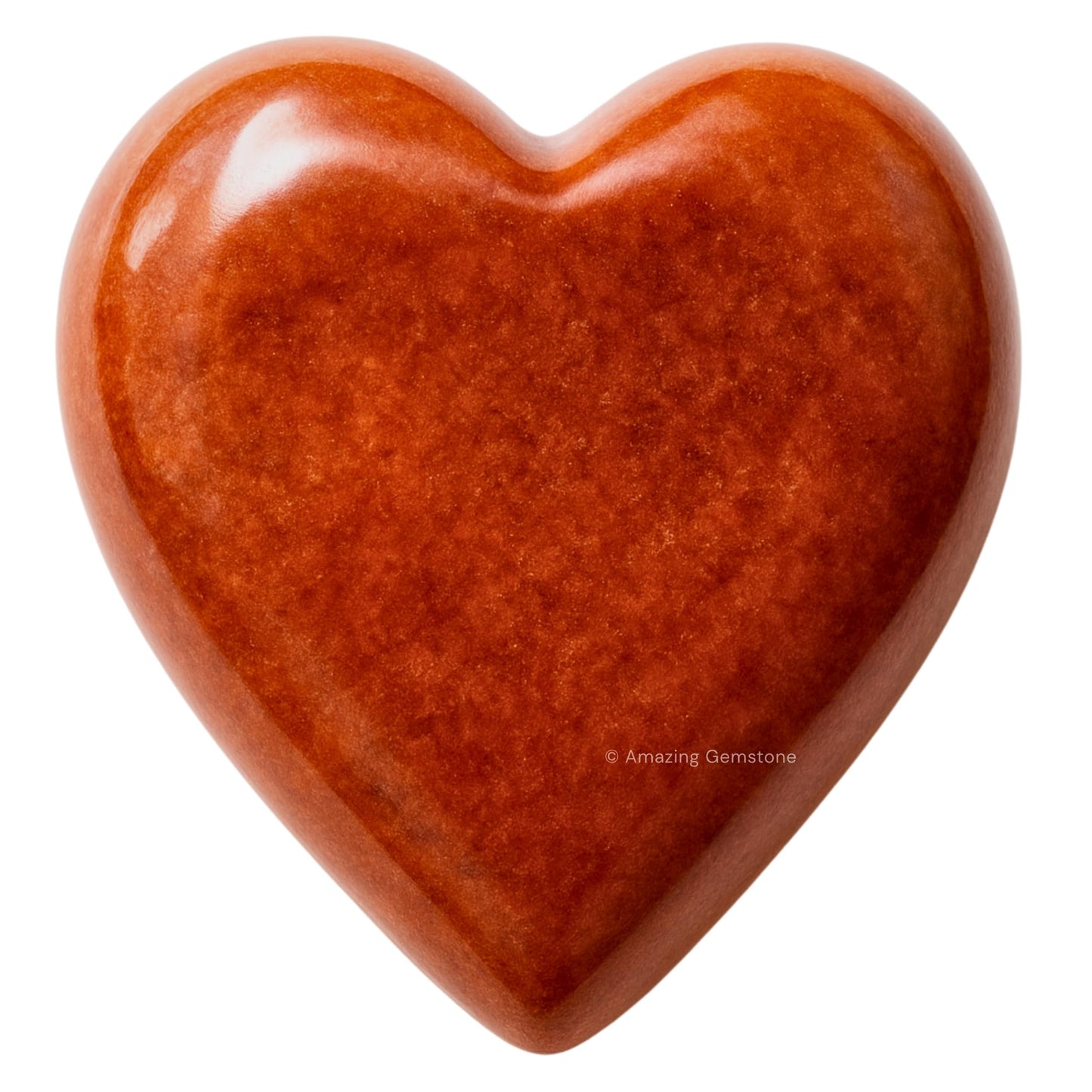 Amazing Gemstone Chocolate Jasper Crystal Heart Palm Stone - Pocket Massage Worry Stone for Natural Body Chakra Balancing, Reiki Healing and Crystal Grid