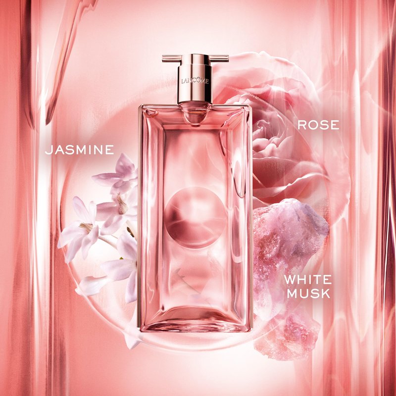 Lancôme Idôle Eau de Parfum - Long Lasting Fragrance with Notes of Bergamont, Jasmine & Vanilla - Fresh & Floral Women's Perfume - 3.4 Fl Oz