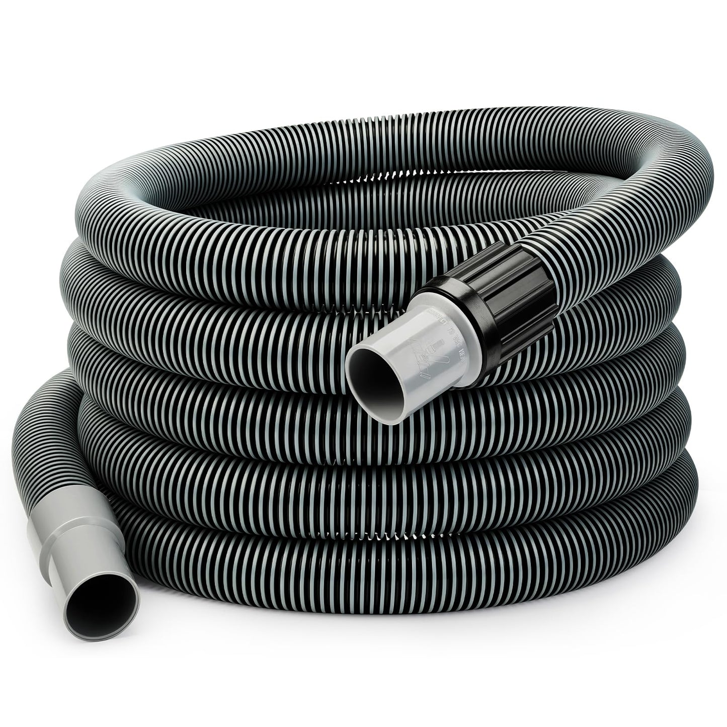Sepetrel Manual Pool Vacuum Hose 1-1/2" x 35ft, Kink-Free Swivel Cuff Heavy Duty Spiral Wound Pool Cleaner Hose for Inground & Above Ground Pools, Skimmer,Not for Automatic Cleaners