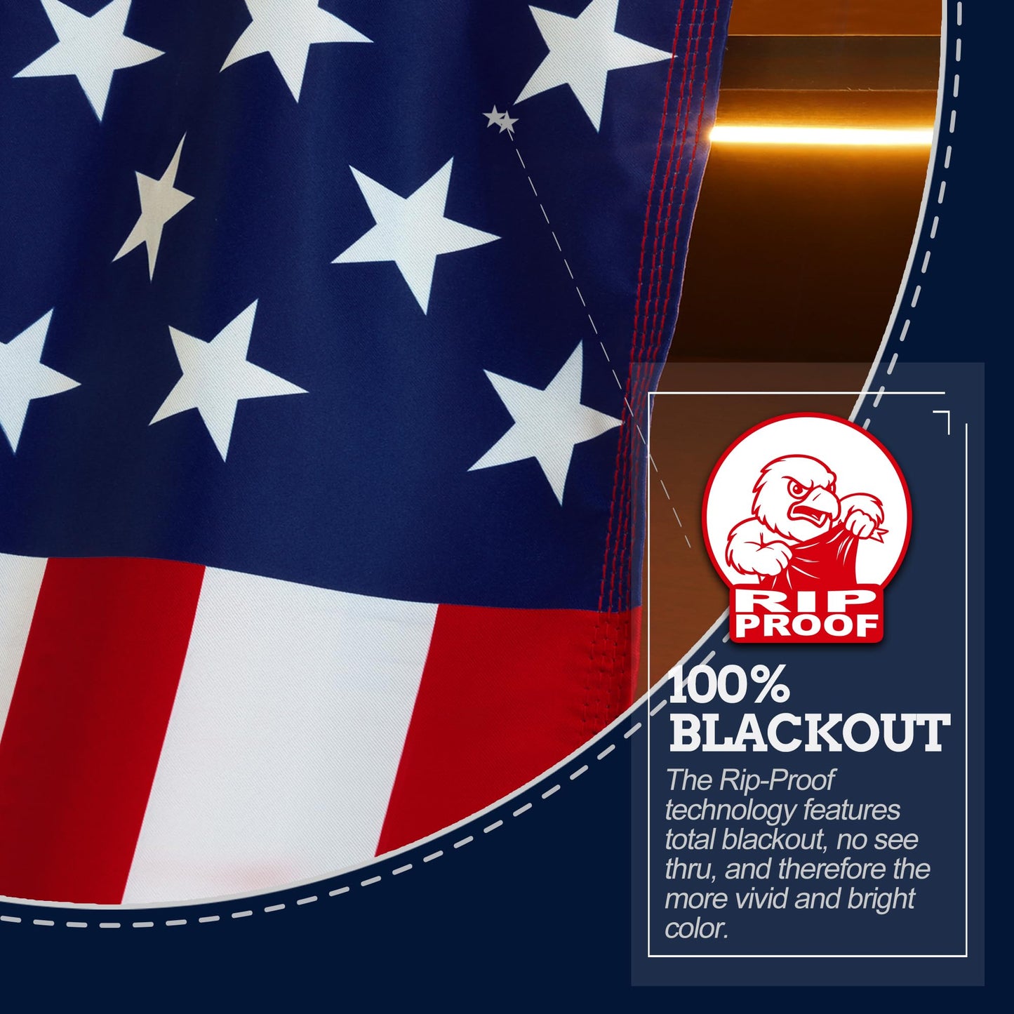 Anley Rip-Proof Double Sided 3-Ply American National Flag 36x60 IN- Vivid Color, Canvas Header and Wrinkle Resistant - The Strongest, Longest Lasting The US National Flags 36 x 60 IN