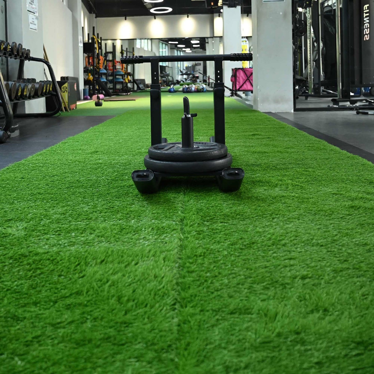 Yescom Artificial Grass Turf Synthetic Turf Fake Lawn with Drainage Holes for Dog Potty Pet Backyard Outdoor 20'x3'(60 Sq.Ft) 1.38" Pile Height
