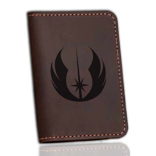 Jedi Order Passport Holder, Leather Passport Cover For Men, Handmade Passport Wallet, Gift for Traveler, Passport Case, Gift for Him, Boyfriend Gift, Crazy Horse Leather. Hand-stitching.