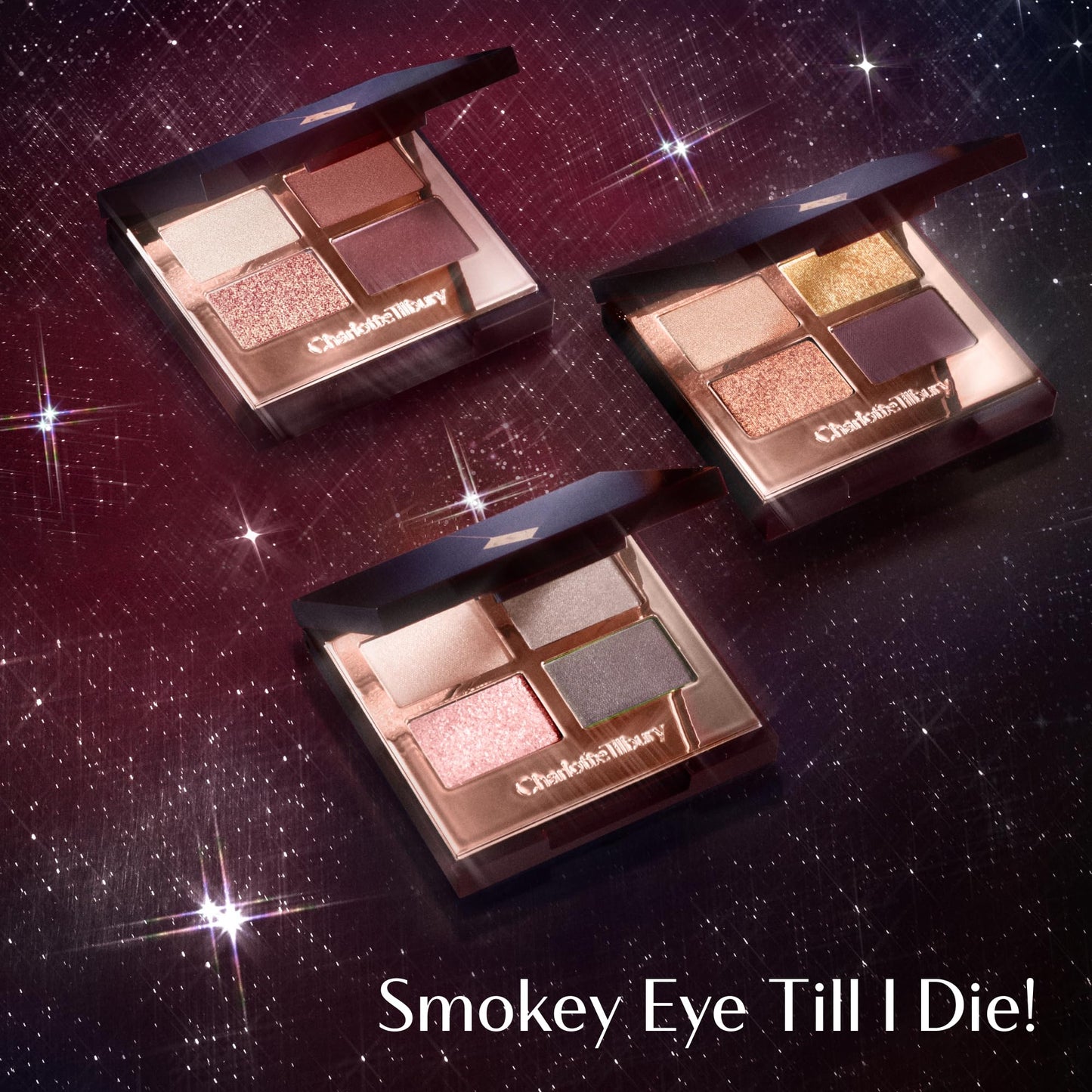 Charlotte Tilbury Luxury Palette Eyeshadow - Shimmer, Metallic & Satin Matte Eyeshadow Quad with a Rich Powder Formula - Includes 4 Complementary Shades - The Rock Chick