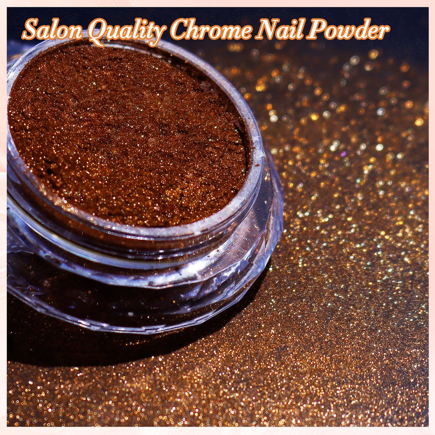 FNNZ Chrome Nail Powder, Metallic Nail Powder Pigment Premium Mirror Effect Salon Nail Art Glitter Dust for Valentines Gel Polish Decoration Home DIY Nail Manicure Supplies - Autumn Grove
