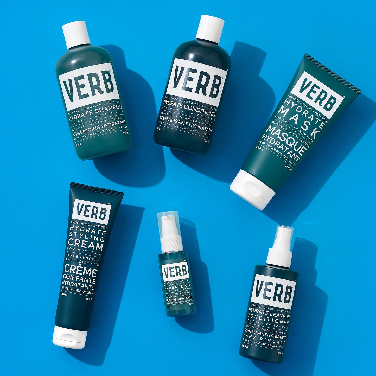 VERB® Hydrate Conditioner Detangles Dry and Frizzy Hair to Reduce Frizz and Add Moisture Hair, 12 oz