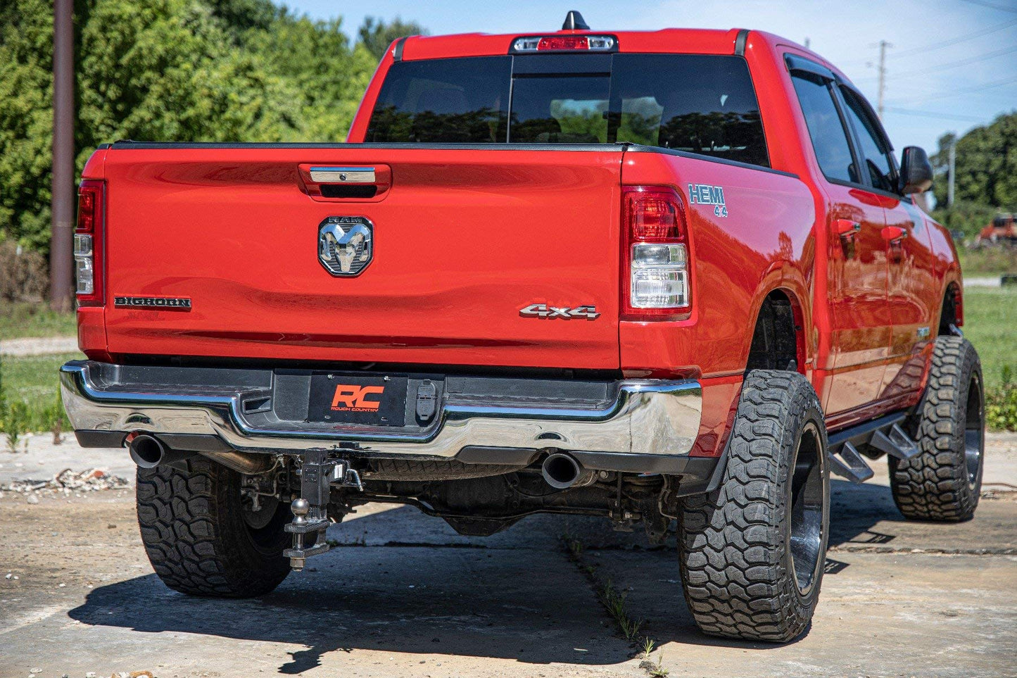 Rough Country Dual Cat-Back Exhaust for 19-24 Ram 1500 2WD/4WD | 5.7L - 96013
