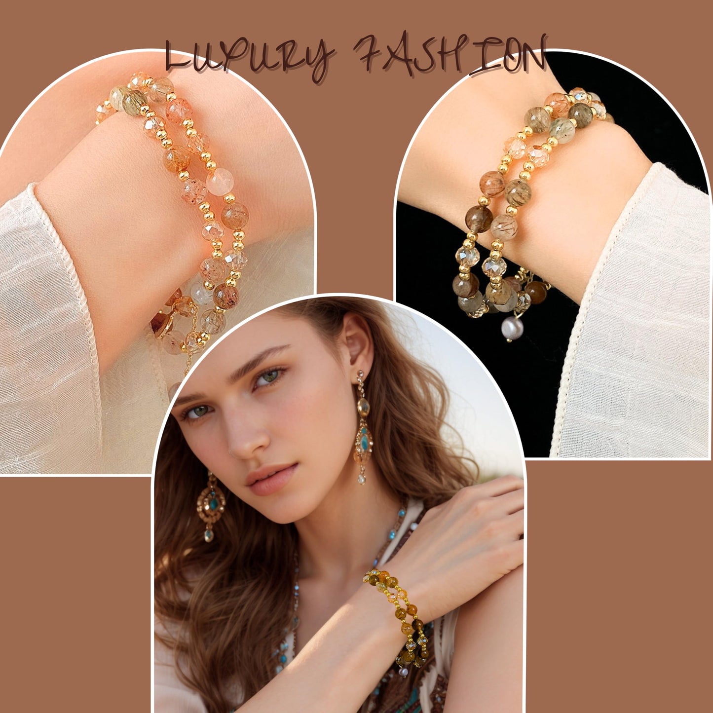 Harmi&Aur pink pearl bracelet layered bracelets for women stacking bracelets gold beaded bracelets bridesmaid bracelets gift for Women