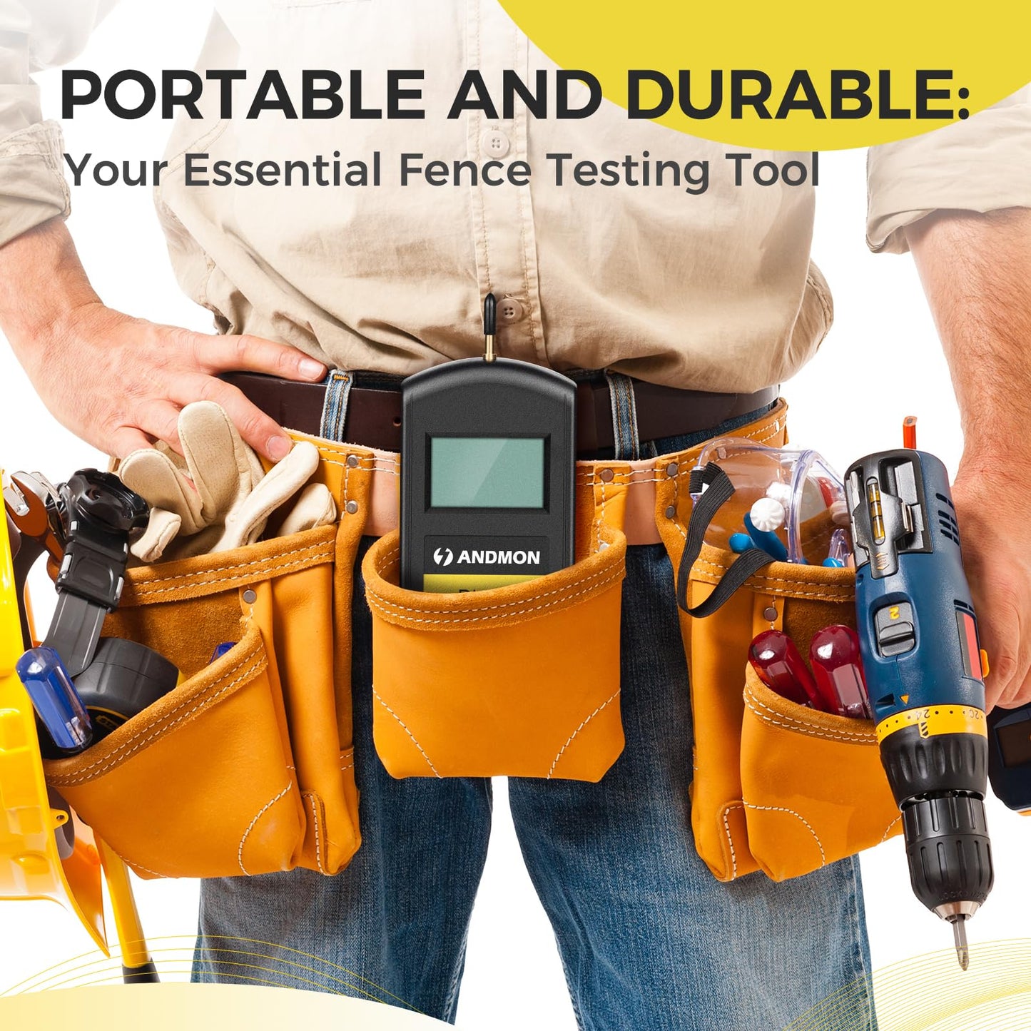 0.16 Joule Electric Fence Charger & Tester Kit – Compact Livestock Containment Solution for Small Animals