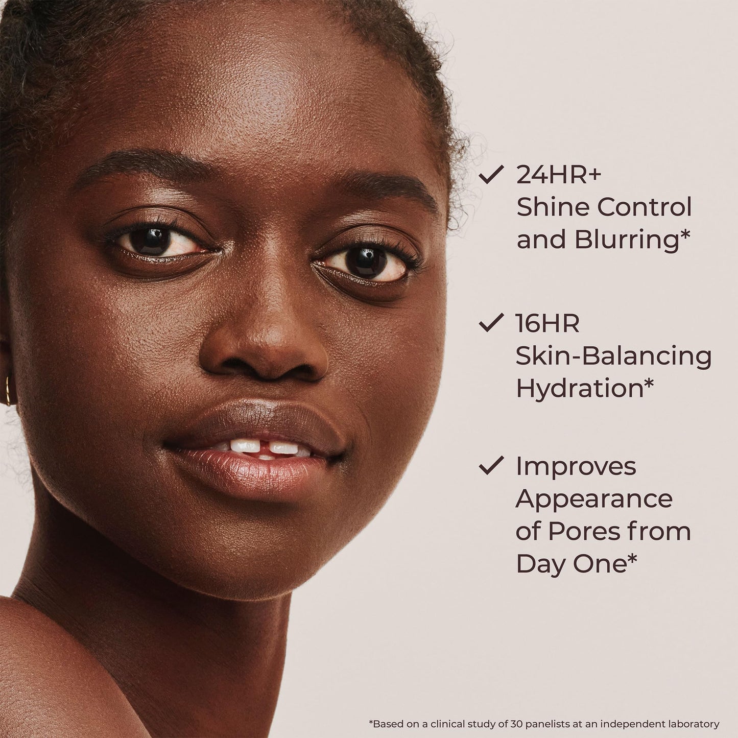 Laura Mercier Tinted Moisturizer Blurred Matte with SPF 30: 24HR+ Shine Control and Blurring, Long Lasting, Sheer to Light, Buildable Coverage, Blurs the Look of Pores, Skin Tint, 3N Sand