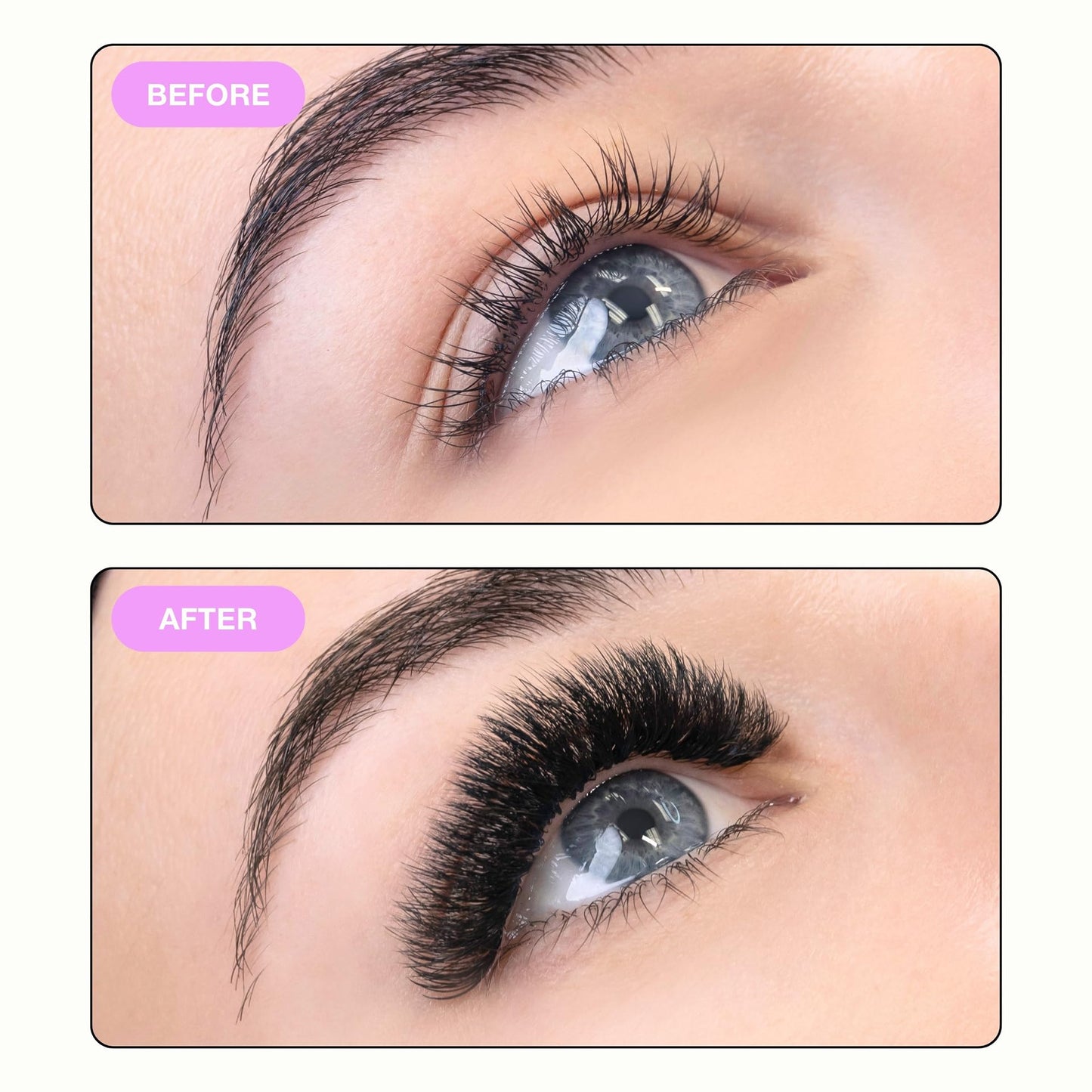 Curacoro LashFolio Narrow Promade Fans, 8D-0.05 CC Curl, 13mm Length, Handmade Volume Eyelashes, Professional Long-Lasting Promade Lash Fans