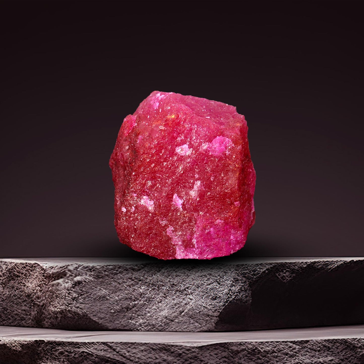 GEMHUB Natural Crystals And Healing Stones 30.00Carat Raw Rough Ruby Healing Crystals For Jewelry Making