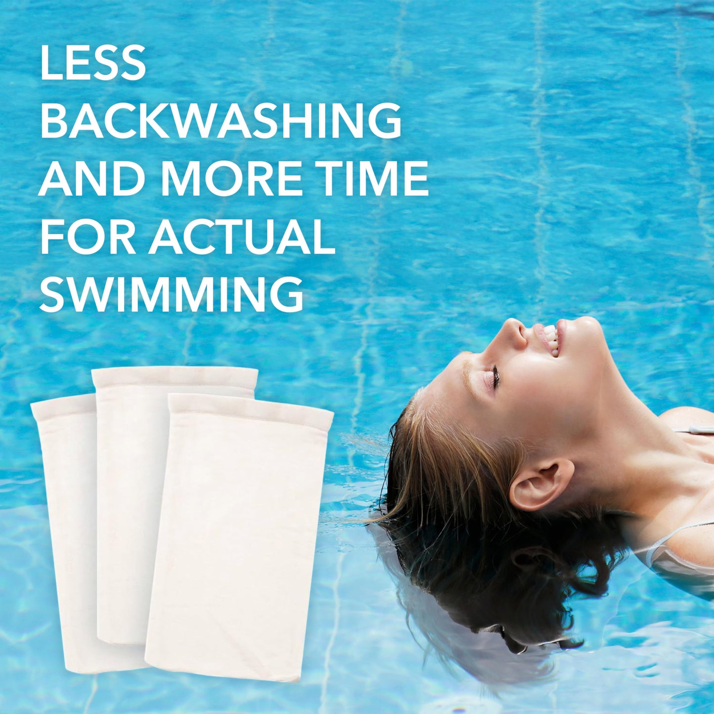 IMPRESA Pool Skimmer Socks - Compatible with Hayward, Pentair & Intex - 20-Pack - Filter Saver Socks - Fits Inground & Above Ground Pool Skimmers