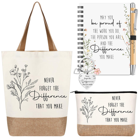 Motipuns 5 Pcs Employee Appreciation Gifts for Coworkers Chaos Coordinator Thank You Gift Women Teacher Friends Leaders(Never Forget)