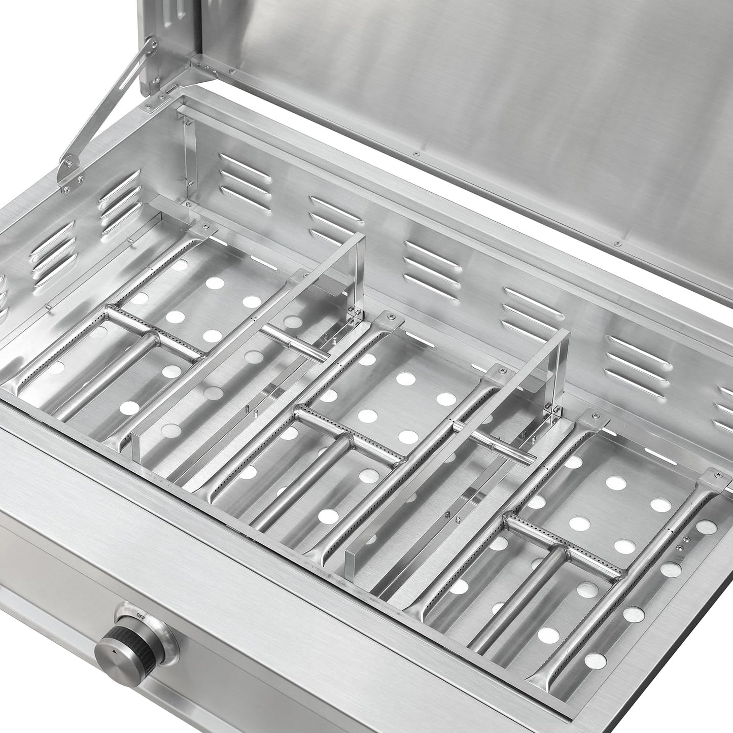 Stanbroil 36-Inch Natural Gas Built-In Griddle, Premium 304 Stainless Steel 3 Burner Flat Top Grill for Outdoor Kitchen BBQ Island