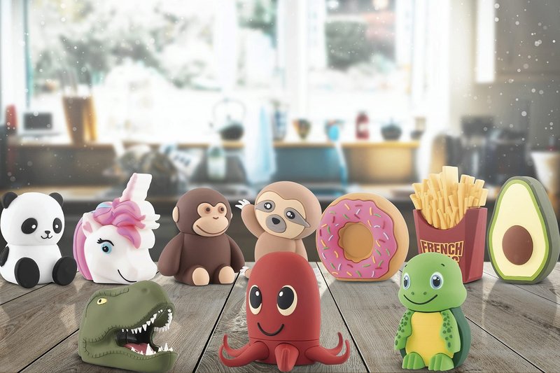 Funx Accessories Sloth Bluetooth Wireless Speaker, Animal Design for Kids of All Ages, Average 3 Hours of Playtime, 3W Output, Compatible with iPhone and Android Devices