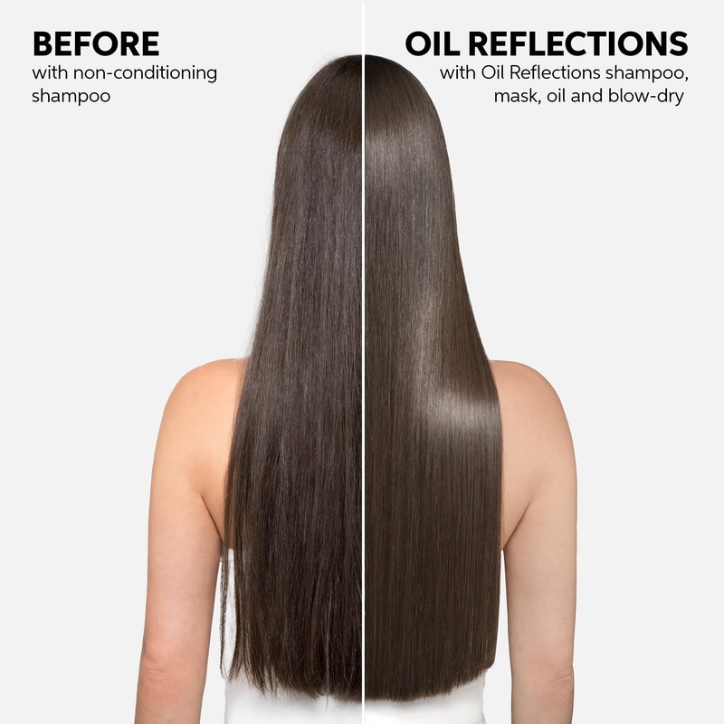 Wella Professionals Oil Reflections Lightweight | for Fine to Medium Hair | Adds Instant Smoothness & Shine | With Camellia Seed Oil | 3.38 Fl Oz