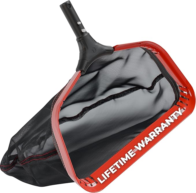 ProTuff 23" Fine Pool Net for PROS â â490 Promiseâ Unlimited Unconditional Replacement â Cleans 3X Faster Than Vacuum â Wide Pool Skimmer Net with Deep Bag for Easy Maintenance of Leaves, Bugs, Debris