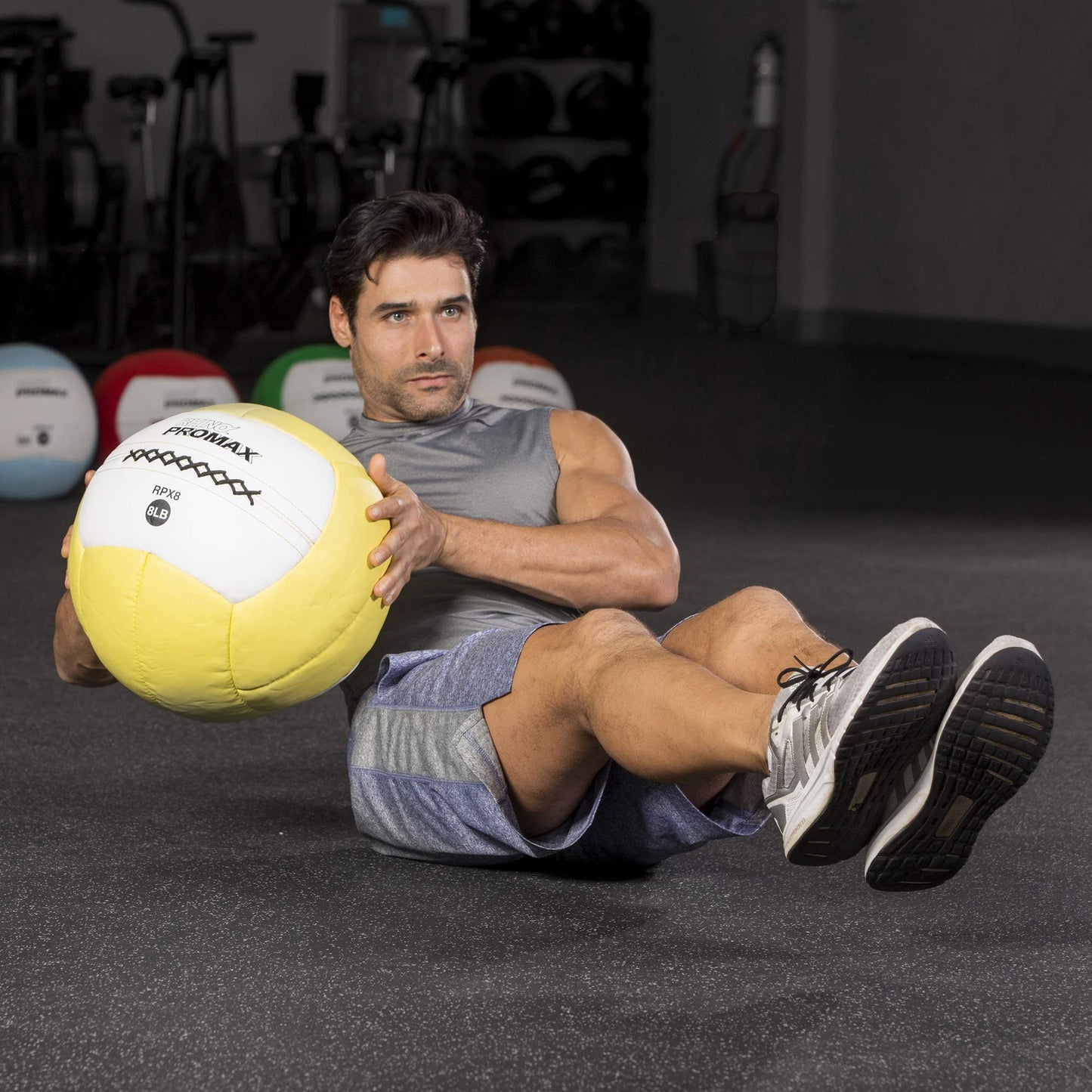 Champion Sports RPX20 Rhino Promax Slam Balls, 20 lb, Soft Shell with Non-Slip Grip, Medicine Wall Exercise Ball for Weightlifting, Plyometrics, Cross Training, & Home Gym Fitness