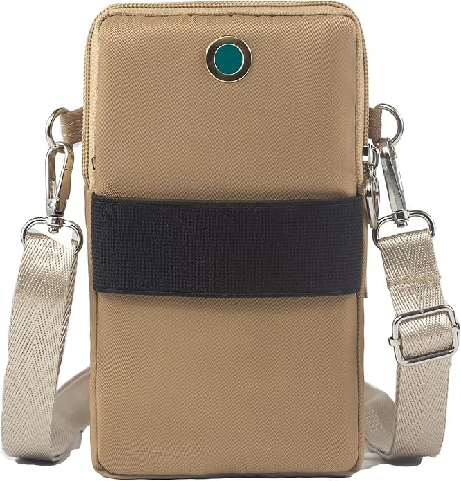 JANKS Small Crossbody Bag for Women - Mini Phone Purses with Crossbody Strap and Wallet - Nylon Arm Bag