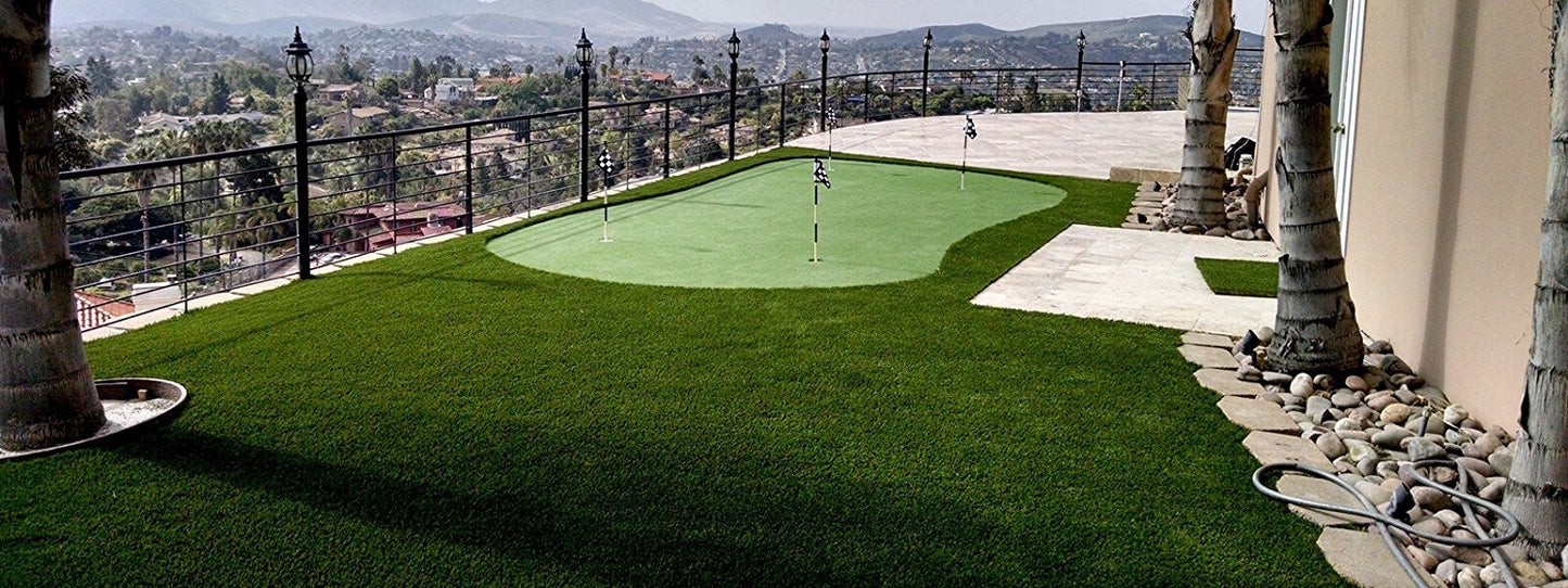 New 15' Foot Roll Artificial Grass Turf Synthetic Fescue Pet Sq. Sale! Many Sizes! (Premium 12' x 40' = 480 Sq Ft)