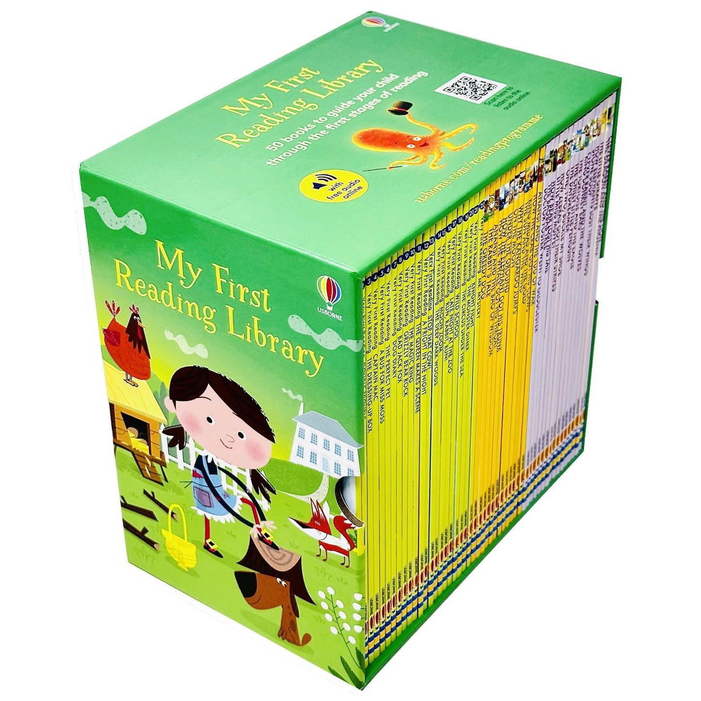 Usborne My Very First Reading Library 50 Books Set Collection Pack Early Level 1 and 2