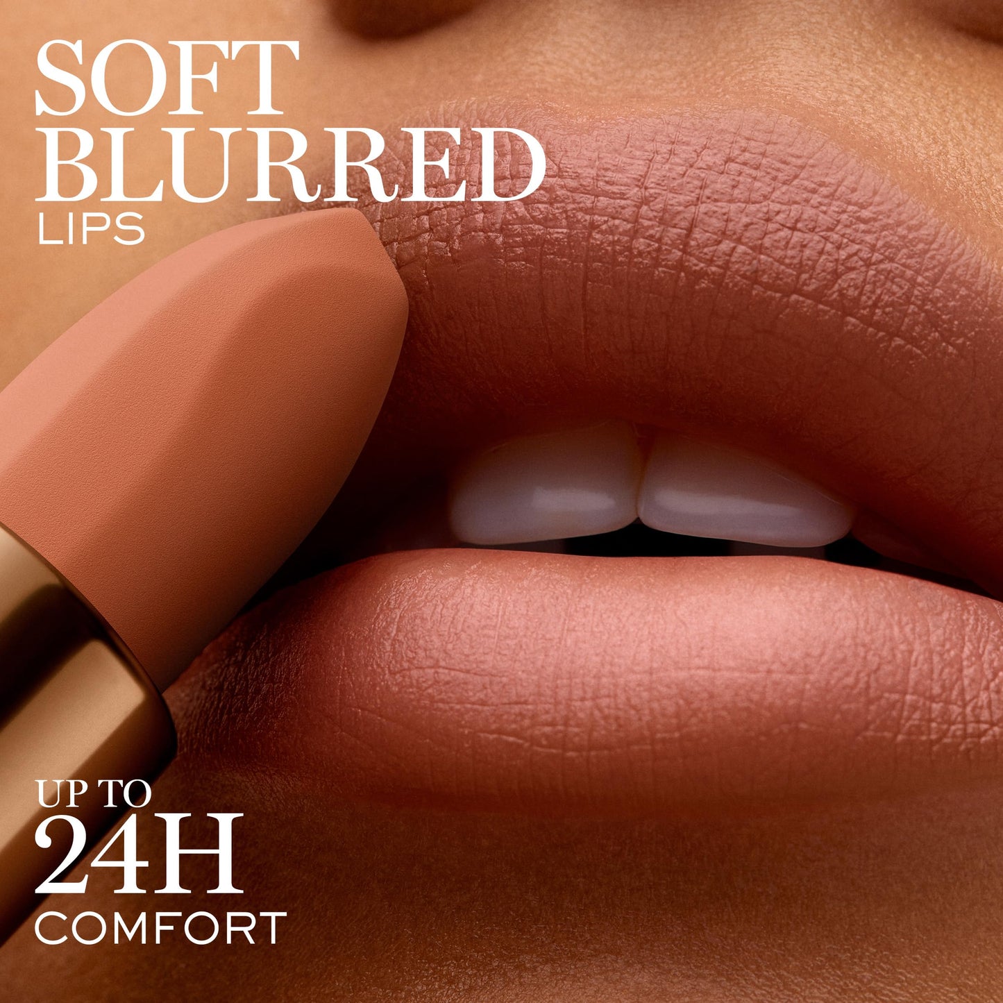 Lancôme L'Absolu Rouge Intimatte Hydrating Matte Lipstick - Buildable & Lightweight Formula with a Soft Matte Finish - Up To 24HR Comfort - 525 French Bisou
