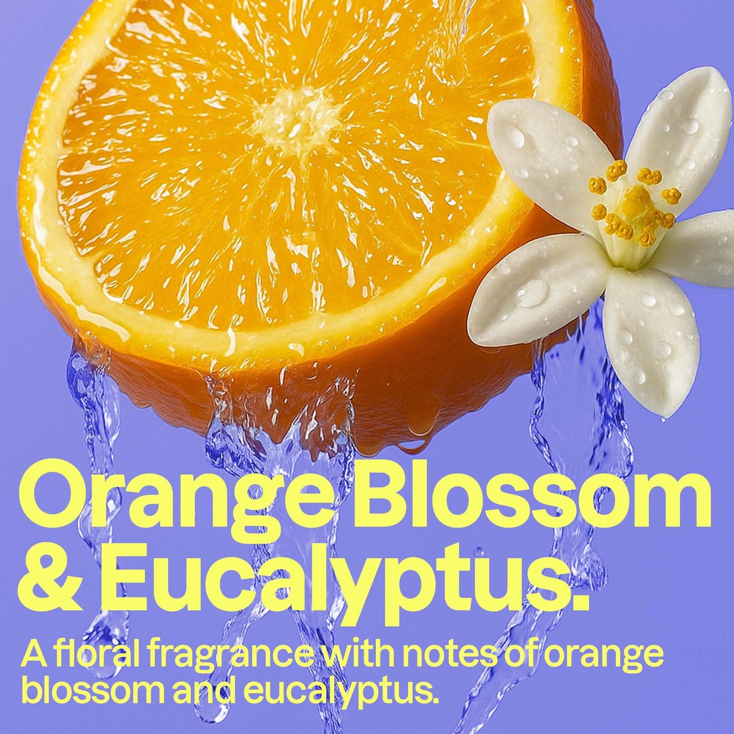 ATTITUDE Body Wash, EWG Verified Shower Gel, Dermatologically Tested, Plant and Mineral-Based, Vegan Personal Care Products, Orange Blossom & Eucalyptus Scent, 16 Fl Oz (Pack of 3)