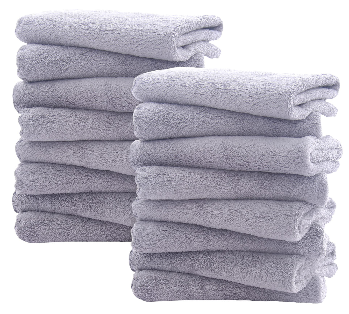 Muslin Burp Cloths 100% Cotton Large 20''x10'' Extra Soft and Absorbent Baby Wash Cloths Spit Up Rags - Baby Burping Cloth for Boys Girls Items(12 Pack Green)