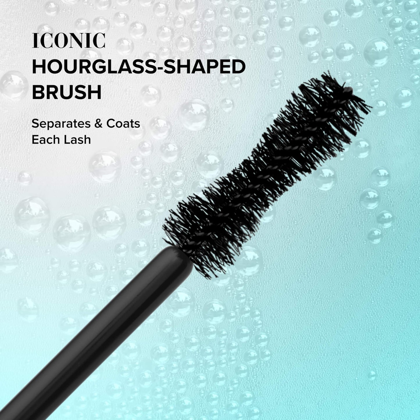 Too Faced Better Than Sex Waterproof Mascara | Volume + Length with Hourglass Brush, 0.27 Fl Oz, Black
