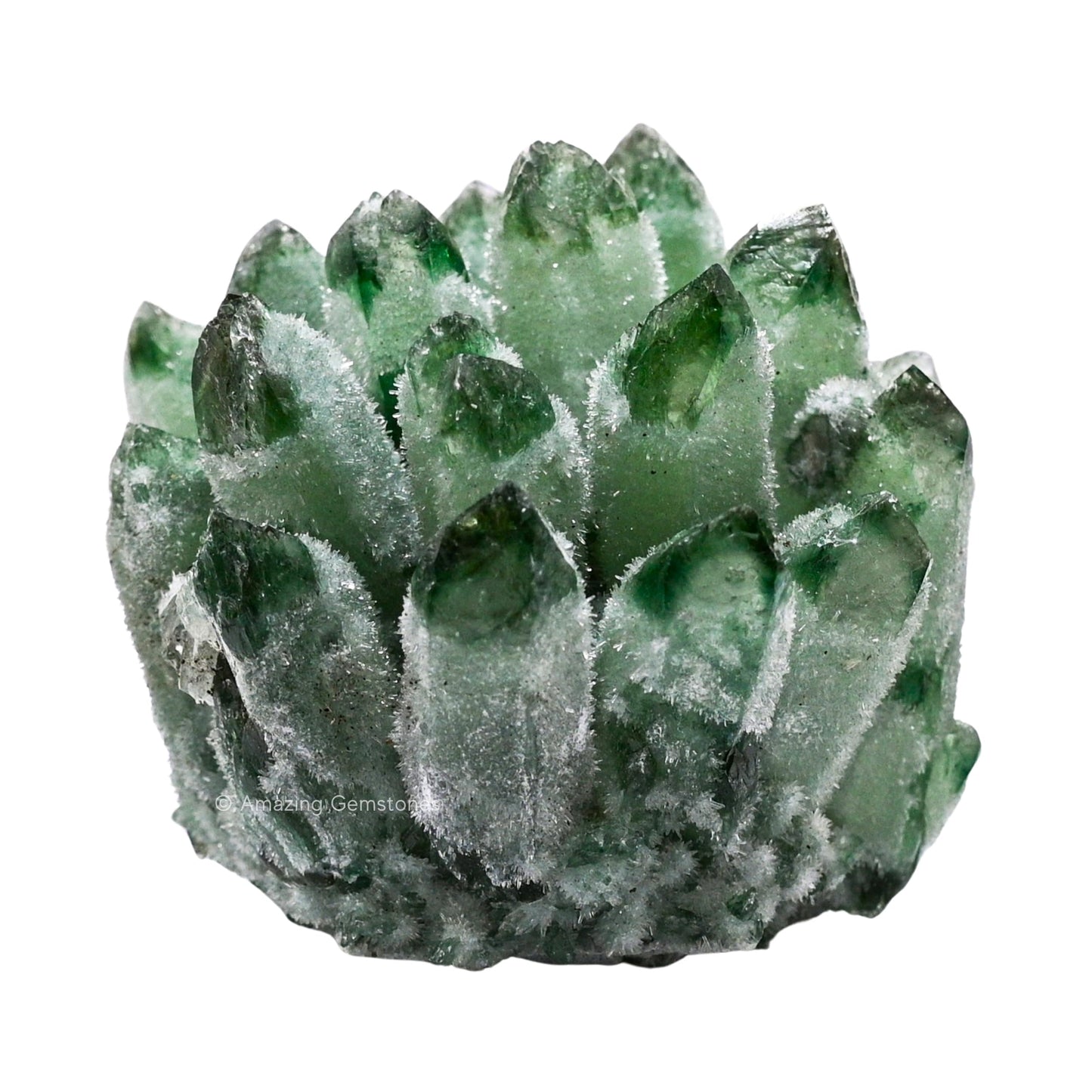 Amazing Gemstone Large Green Quartz Crystal Cluster Points for Meditation, Home Decor and Gift - Natural Quartz Crystals and Healing Stones for Enhance Energy with Large Crystals Points