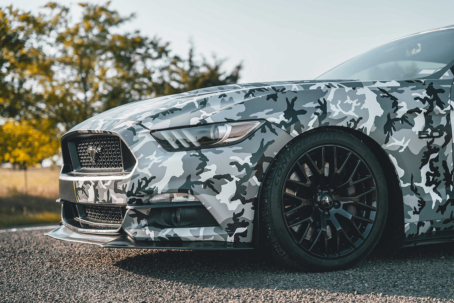 VViViD Vinyl Camouflage Pattern Wrap Air-Release Adhesive Film Sheets (30ft x 5ft, Snow Camouflage)