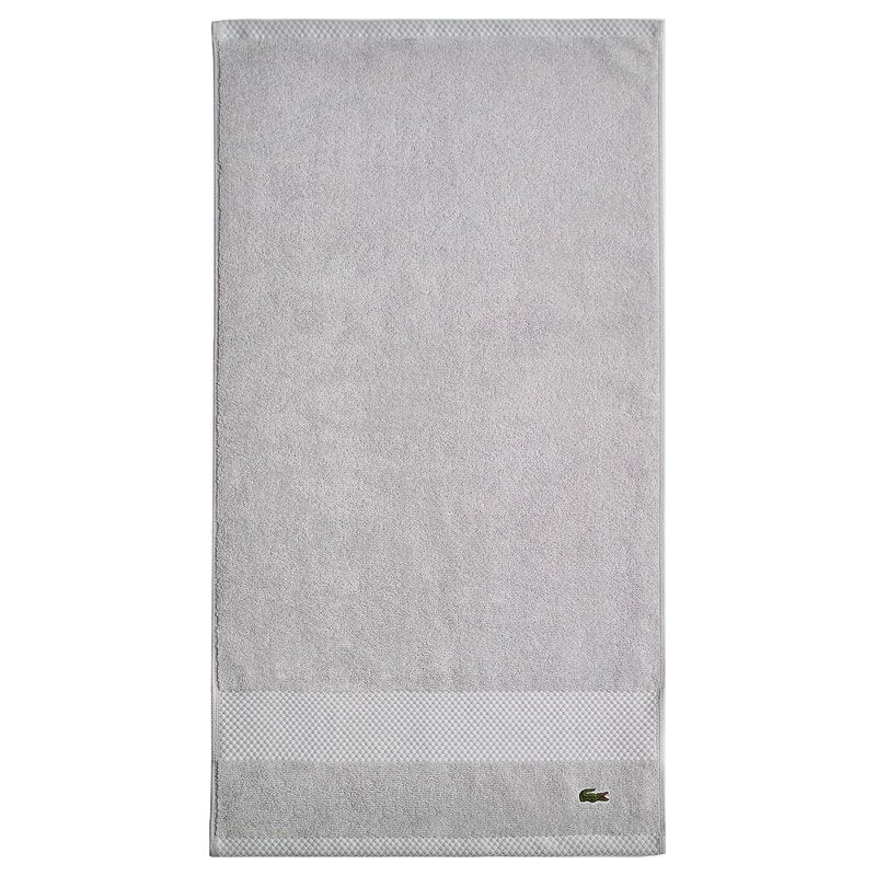 Lacoste Heritage 100% Supima Cotton Hand Towel, Microchip, 16" x 30" – Highly Absorbent & Quick Drying, Premium Super Soft Bath Towel, Bathroom Essential, Gift for All Occasions, Machine Washable