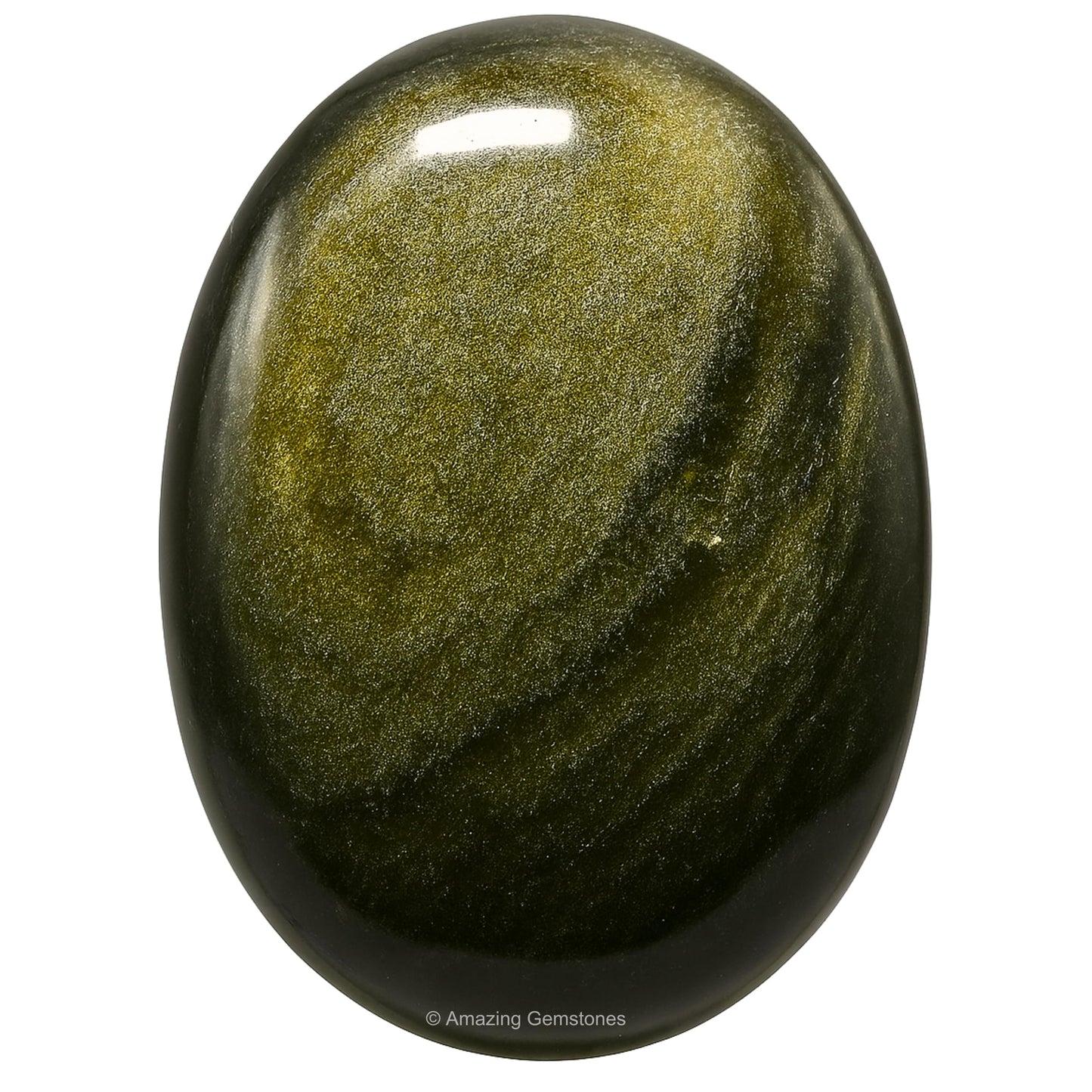 Amazing Gemstone Golden Sheen Obsidian Crystals and Healing Stones - Large Palm Stone Crystals Piedra - Crystal for Good Luck, Positive Energy, Meditation - Unique Stocking Stuffers, Gifts for Women