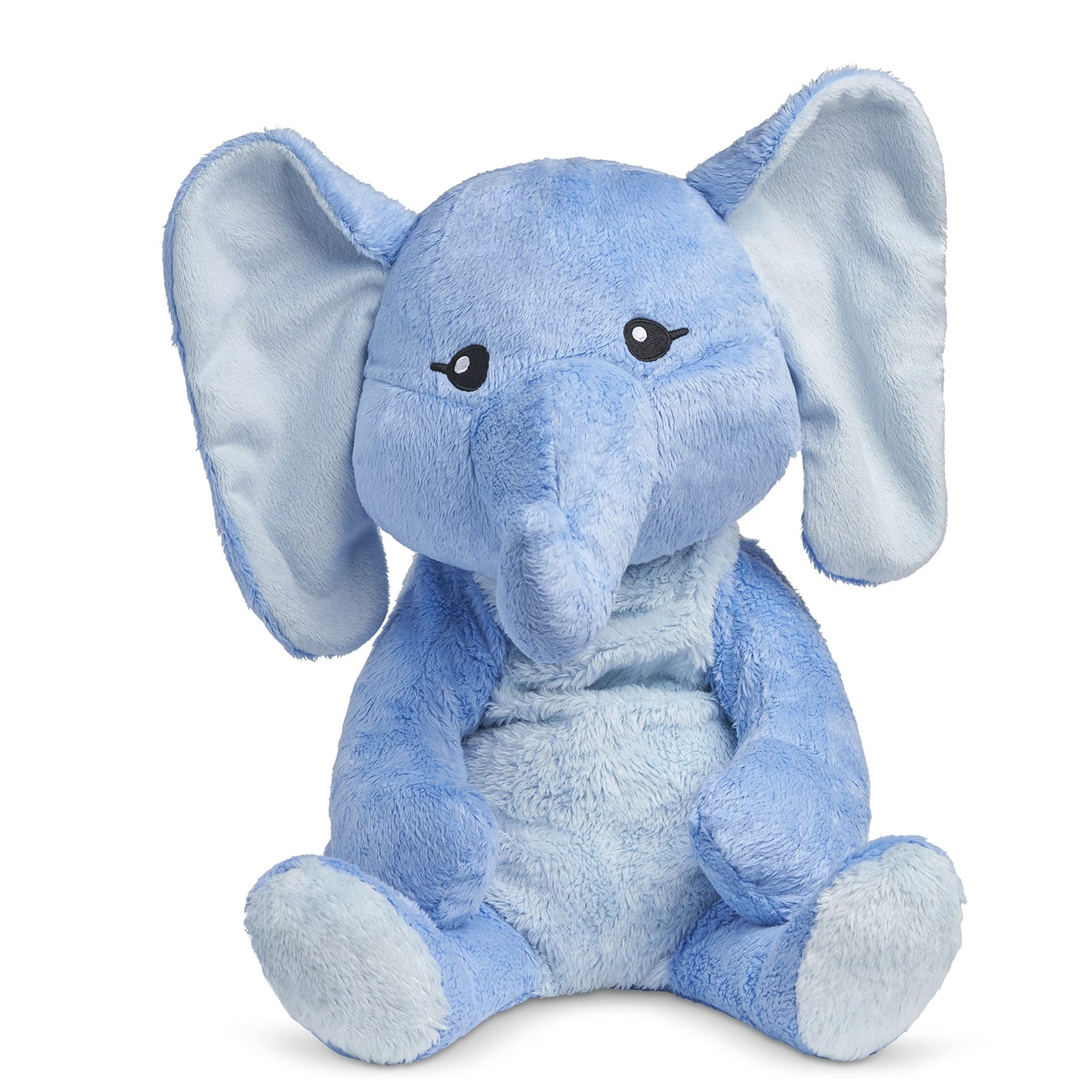 HUGIMALS Emory the Elephant 20 Inch 4.5 lb Heavy Cute Sensory Weighted Comfort Plush | Large Unscented Washable Self Care Calming Stuffed Animal for Kids, Teens and Adults